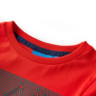 Bērnu krekls ar garām piedurknēm, sarkans, 92