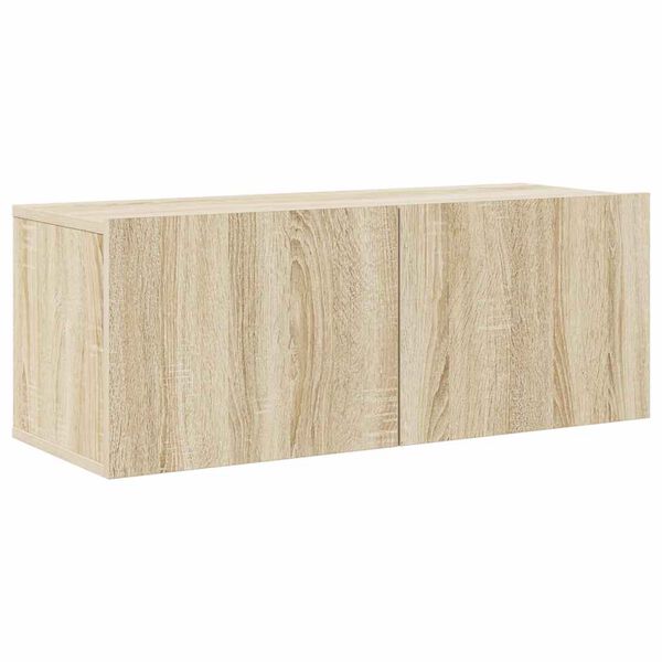 vidaXL 8-daļīgs TV skapī&scaron;u komplekts, ozola krāsa, inženierijas koks