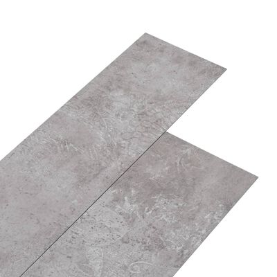 vidaXL grīdas dēļi, pašlīmējoši, 5,02 m², 2 mm, zemes pelēks PVC