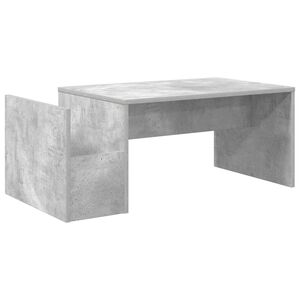 vidaXL Kafijas galdiņ&scaron; Betona pelēks 90 x 45 x 35 cm Inženierijas koks