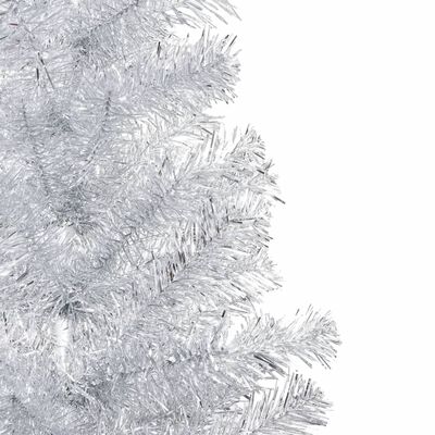 vidaXL izgaismota mākslīgā Ziemassvētku egle ar statīvu, 180 cm, PET