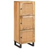 vidaXL Augstais skapītis Brūna 40 x 33 x 110 cm Cieta mango koksne