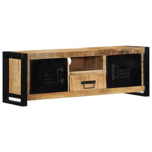 vidaXL TV skapis 100x30x35 cm Masīv Rough Wood Mango