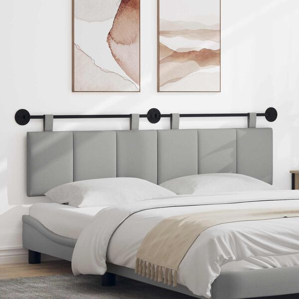 vidaXL Karājo&scaron;s galvgalis Mākoņu pelēka 170 x 55 x 5 cm audums