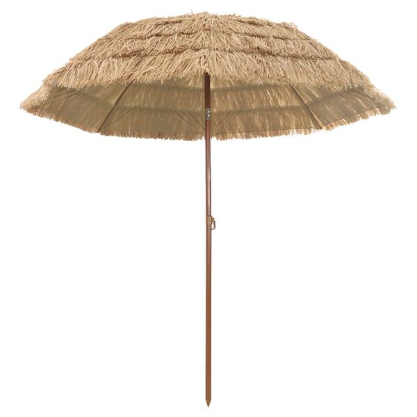 vidaXL Dārza parasols Dabiska 205 x 205 x 210 cm