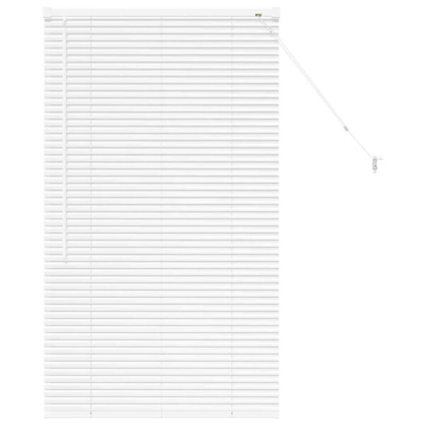 vidaXL Venēcijas žalūzijas Balts 130 x 75 cm Alumīnijs