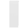 vidaXL apavu skapītis, balts, 30x35x100 cm, inženierijas koks