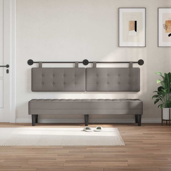 vidaXL Karājo&scaron;s galvgalis Piestiprināts pie sienas audums