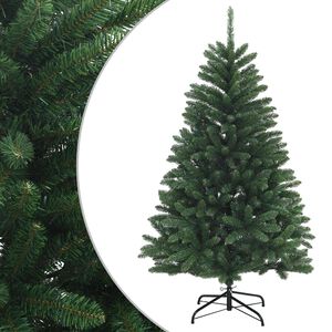 vidaXL Mākslīgā Saliekamā Ziemassvētku Egle 180 cm PVC Vidēji zaļa