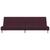 vidaXL 2-vietīga dīvāngulta, violets audums