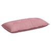 vidaXL Atpakaļ spilvens Rozā 100 x 50 cm Korduroja audums