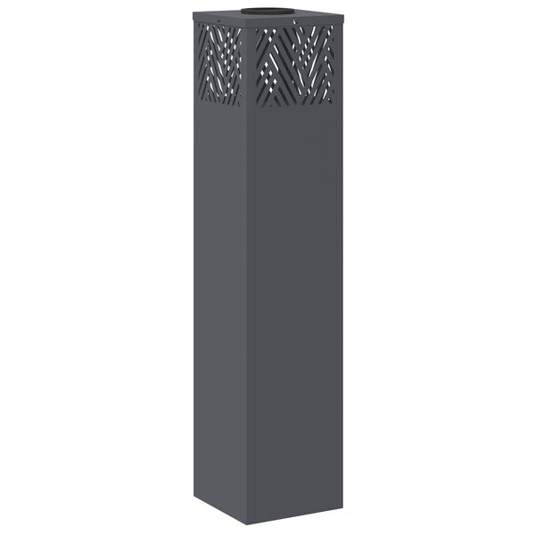 vidaXL Saules LED ceļa gaisma 2 pcs Antracīts Auksti velmēts tērauds