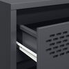 vidaXL kumode, antracītpelēka, 68x39x58,5 cm, auksti velmēts tērauds