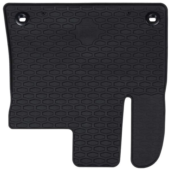 vidaXL Auto paklājs 4 pcs Melna Gumija