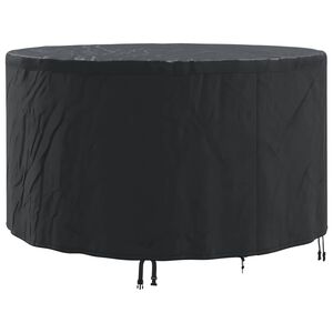 vidaXL Mēbeļu pārklājs Melns 157 x 157 x 71 cm 600D Oksforda audums