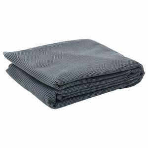 vidaXL Telts paklājs Antracīts 200 x 200 cm Poliesters