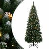 vidaXL mākslīgā Ziemassvētku egle, 180 cm, 300 LED