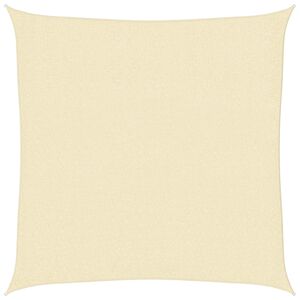 vidaXL HDPE saulessargs, 2x2 m, kvadrāta formas, krēmkrāsā