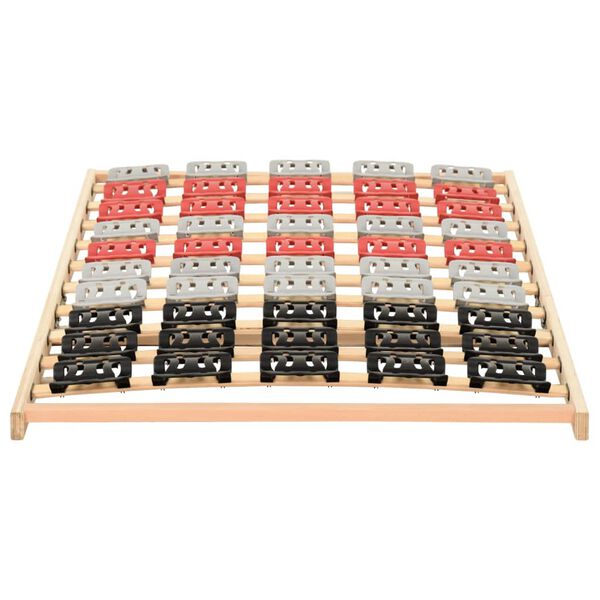 vidaXL gultas redeles, 12 līstītes, balsti, 120x200 cm