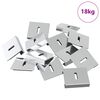 vidaXL Spoguļa turētāja kron&scaron;teins 340 pcs Niķelis 35 x 30 x 8,3 mm