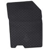 vidaXL Auto paklājs 4 pcs Melna piemērots Suzuki VITARA 2015- Gumija