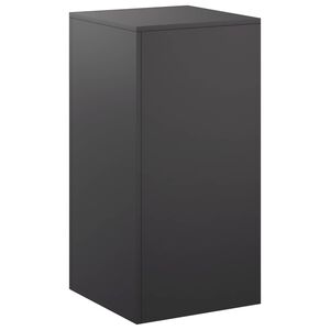 vidaXL Augu statīvs Melns 40 x 40 x 80 cm Tērauds