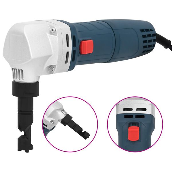 vidaXL elektriskas lok&scaron;ņu metāla &scaron;ķēres, 600 W