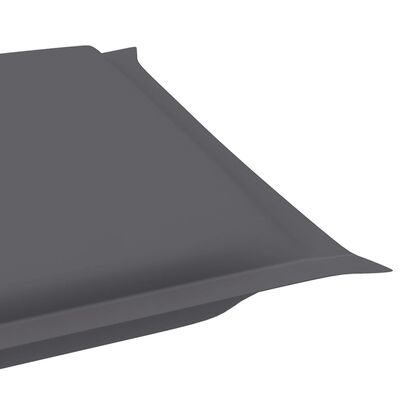 vidaXL sauļošanās zviļņi ar galdiņu, matračiem, 2 gab., akācijas koks