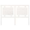 vidaXL gultas galvgalis, balts, 140,5x4x100 cm, priedes masīvkoks