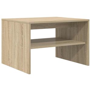 vidaXL Kafijas galdiņ&scaron; Sonoma ozols 60 x 50 x 40 cm Inženierijas koks