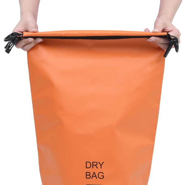 vidaXL ūdens soma, oranža, 10 L, PVC