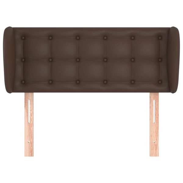 vidaXL galvgalis ar malām, 83x23x78/88 cm, brūna mākslīgā āda