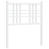 vidaXL rezerves galvgalis, balts, metāls, 75 cm