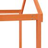 vidaXL bērnu gultas jumts, brūns, 217x95,5x159 cm, priedes masīvkoks