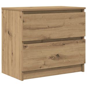 vidaXL TV skapītis, koka krāsa, 60x35x54 cm, inženierijas koks