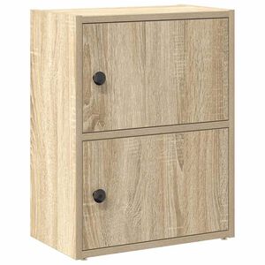 vidaXL grāmatu plaukts, ozola krāsa, 40x24x52 cm, inženierijas koks