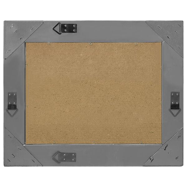 vidaXL baroka stila sienas spogulis, 60x40 cm, melns