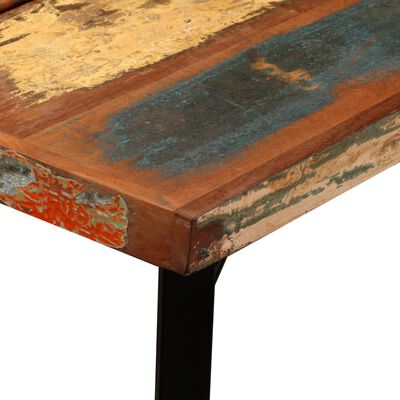 vidaXL bāra galds, 150x70x107 cm, pārstrādāts masīvkoks