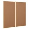 vidaXL Saziņas tāfele 100 x 100 x 1,4 cm Priedes masīvkoks Brūna