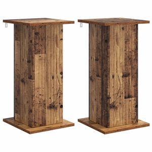 vidaXL Augu statīvs 2 gab. Vecs koks 30,5 x 30 x 60,5 cm