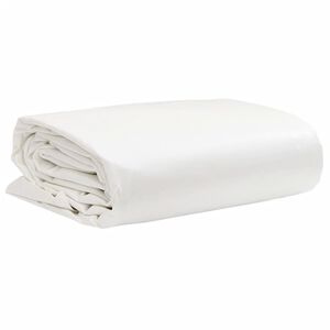 vidaXL brezenta pārklājs, balts, 3x3 m, 650 g/m&sup2;