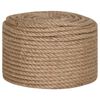 vidaXL virve, 12 mm, 250 m, 100% džuta