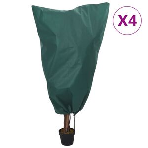 vidaXL augu pārsegi ar aukliņu, 4 gab., 70 g/m², 0,8x1,2 m