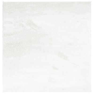vidaXL paklājs OVIEDO, īsa spalva, krēmkrāsas, 240x240 cm