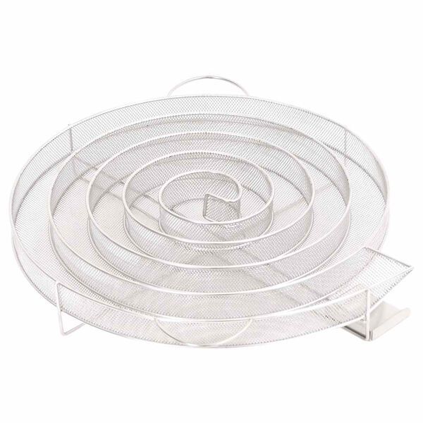 vidaXL aukstās kūpinā&scaron;anas dūmu ģenerators, apaļ&scaron;, 33,5 cm, tērauds