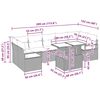 vidaXL Dārza dīvānu komplekts 8 pcs Gai&scaron;i pelēka poliratāns