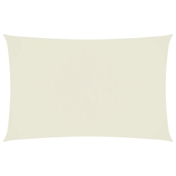 vidaXL oksforda auduma saulessargs, taisnstūra, 4x7 m, krēmkrāsas