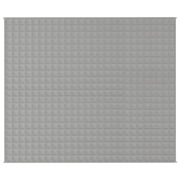 vidaXL smaguma sega, pelēka, 220x260 cm, 11 kg, audums