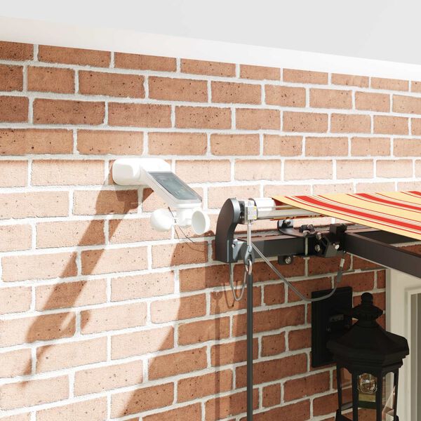 vidaXL Pārsega audums ar Dzeltena un oranža 400 &times; 300 cm Poliesters