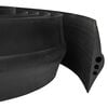 vidaXL Garāžas Grīdas Hermētiķis Melns 75 x 12 mm 1 m EPDM gumija